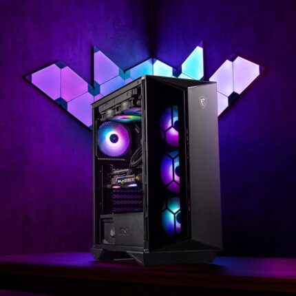 MSI MPG GUNGNIR 110R BLACK - MID TOWER ATX GAMING CASE