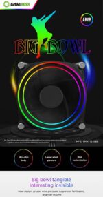 GAMEMAX BIG BOWL - DUAL RING 120 MM ARGB CASE FAN - Image 2