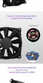 GAMEMAX BIG BOWL - DUAL RING 120 MM ARGB CASE FAN - Image 5
