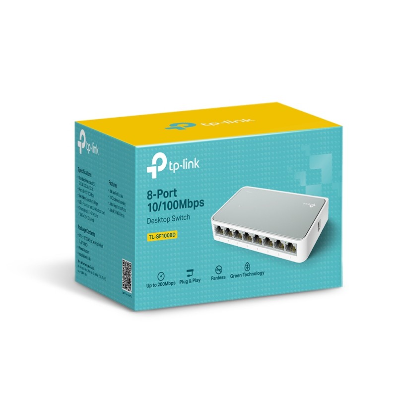 2709-thickbox_default-TL-SF1008D-8-Port-10100Mbps-Desktop-Switch TL-SF1008D - 8-Port 10/100Mbps Desktop Switch - Image 1
