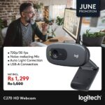 LOGITECH C270 HD WEBCAM 720P - Image 3