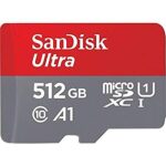 SANDISK ULTRA MICROSDHC CLASS 10 UHS-I U1 READ 100MB/S 512 GB