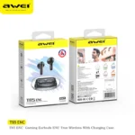 AWEI T85 ENC Noise Reduction Bluetooth Earphones - Image 2