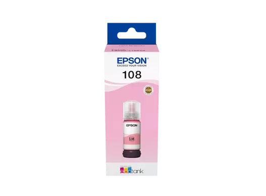 C13T09C64A EPSON 108 EcoTank Light Magenta ink bottle (70 ml) - Image 1