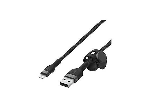 CAA010bt3MBK BELKIN BOOST CHARGE PRO FLEX W/LIGHTNING CONNECTOR BRAIDED SILICONE 3M - Image 1