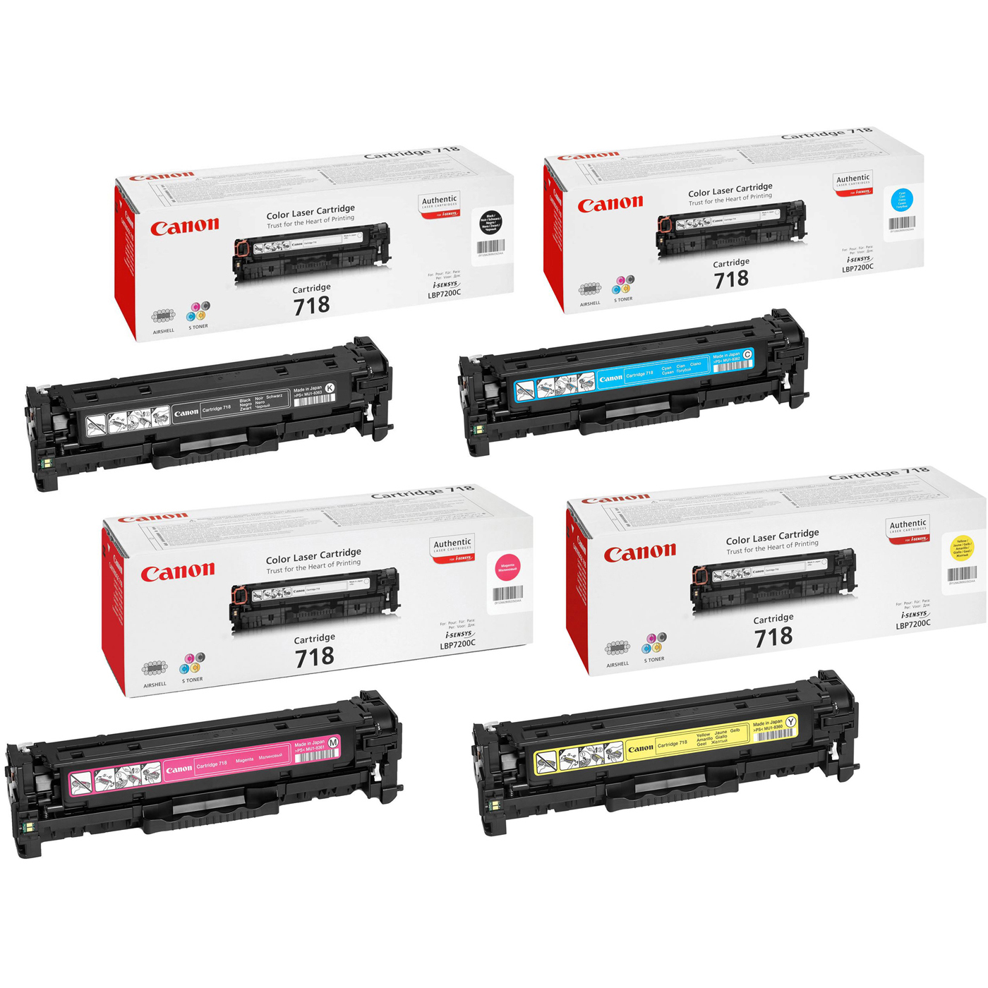 CANON-718 CANON 718 MAGENTA INK TONER - Image 1