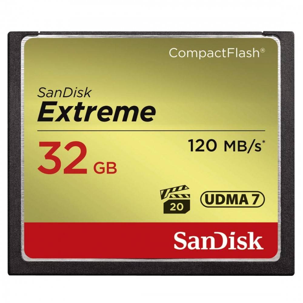 Compact-Flash-Extreme-32GB SANDISK COMPACT FLASH EXTREME 32GB - Image 1