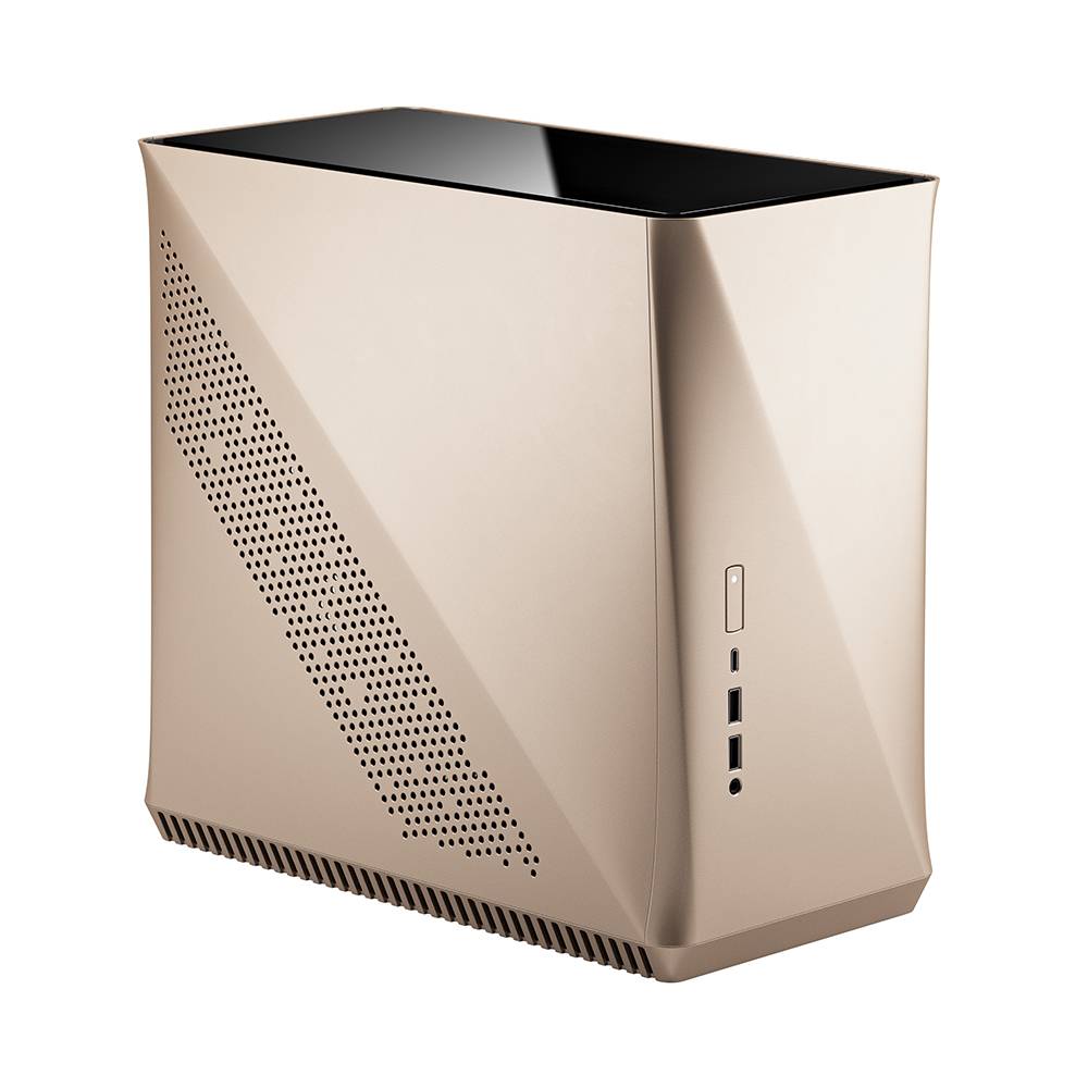 Fractal-Design-ERA-ITX-Gold-TG FRACTAL DESIGN ERA ITX-COMPACT CASE(GOLD/COBALT/TITANIUM/SILVER/WHITE OAK) - Image 1