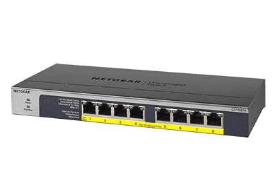 NETGEAR GS108PP UNMANAGED BUSINESS SWITCHES 8-PORT