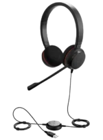 Jabra Evolve2 40 SE USB-C/A MS Stereo Headset.