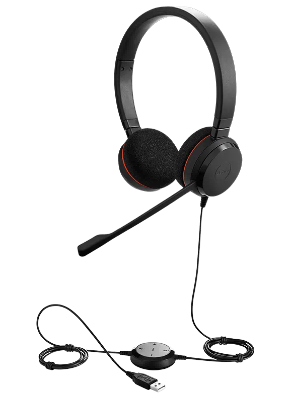 JABRA-EVOLVE-40 Jabra Evolve2 40 SE USB-C/A MS Stereo Headset. - Image 1