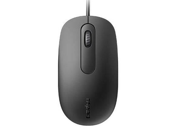 N200 RAPOO WIRED OPTICAL MOUSE-N1200 - Image 1
