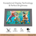 NETGEAR 15" WiFi Photo Frame - MEURAL CANVAS GEN3 15 GREY WALNUT - MC315GDW - Image 2