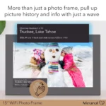 NETGEAR 15" WiFi Photo Frame - MEURAL CANVAS GEN3 15 GREY WALNUT - MC315GDW - Image 3