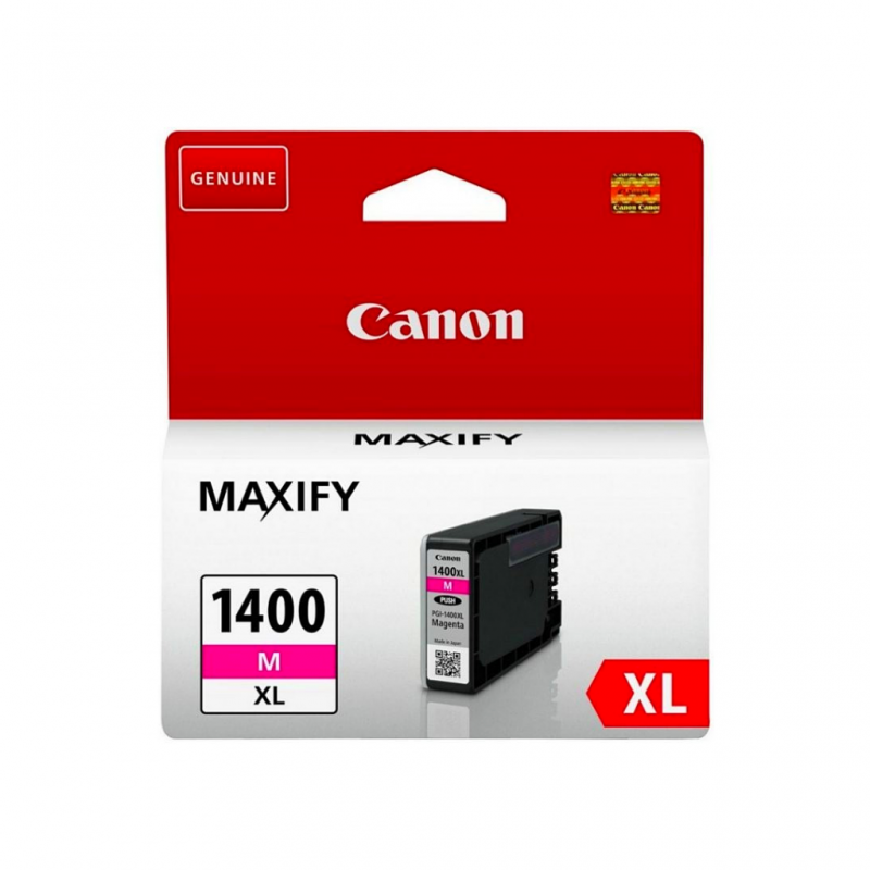 PGI-1400XL-M CANON 1400 XL MAGENTA INK CARTRIDGE - Image 1