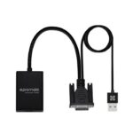 Promate Converter VGA to HDMI Black (PROLINK-V2H.BLACK)