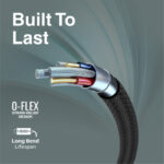 PROMATE Super Flexible Data and Charge USB-C Cable XCord-AC (BLACK) - Image 2