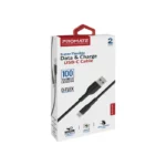 PROMATE Super Flexible Data and Charge USB-C Cable XCord-AC (BLACK) - Image 3