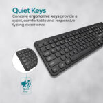 PROMATE Ultra-Slim Quiet Key Wired Keyboard EasyKey-4 - Image 3