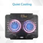 Promate AirBase-1 Laptop Cooling Pad with Silent Fan Technology - Image 2