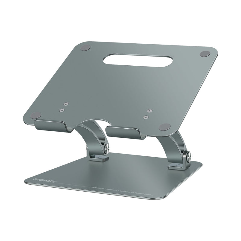 Promate DeskMate-7.GREY Ergonomic Multi-Level Aluminum Laptop Stand ...