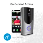 Promate Wi-Fi HD Video Doorbell with Smart Motion Security System (RANGER-1) - Image 3