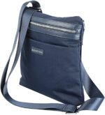 Promate Tablet Bag, Premium Nylon and PU Fabric 10 Inches Shoulder Bag with Secure Storage Option and Adjustable Strap for Tablets, iPad, iPad Pro, Documents, Roxy-TB Blue