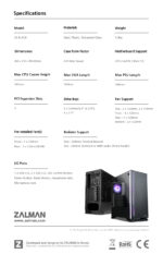 ZALMAN S5 ATX MID TOWER GAMING CASE (BLACK) - Image 2