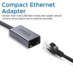 Promate High Speed USB-C to Gigabit Ethernet Adapter GIGALINK-C. (GREY) - Image 2