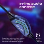 VERTUX SIRIUS - HIGH PERFORMANCE 7.1 STEREO SOUND GAMING LUMIFLUX™ HEADSET WITH MICROPHONE - Image 3