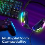 VERTUX SIRIUS - HIGH PERFORMANCE 7.1 STEREO SOUND GAMING LUMIFLUX™ HEADSET WITH MICROPHONE - Image 2