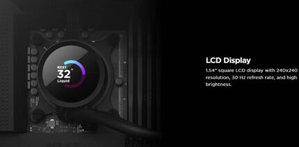 NZXT KRAKEN 360 - LCD DISPLAY 360mm AIO LIQUID COOLER ( SUPPORTS LGA 1700, AMD AM5)