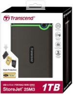 Transcend StoreJet 25M3 Portable HDD 1TB - Image 5