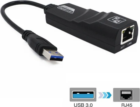 USB-3.0-Ethernet-Adapter-10-100-1000Mbps USB TO LAN ADAPTER - Image 1