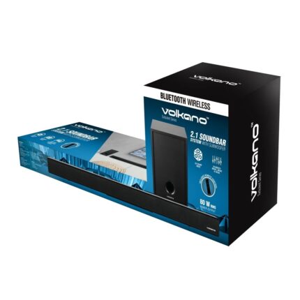 Volkano VK-3905 Turbulent Series 80W 2.1 (V3) Soundbar with Remote Control