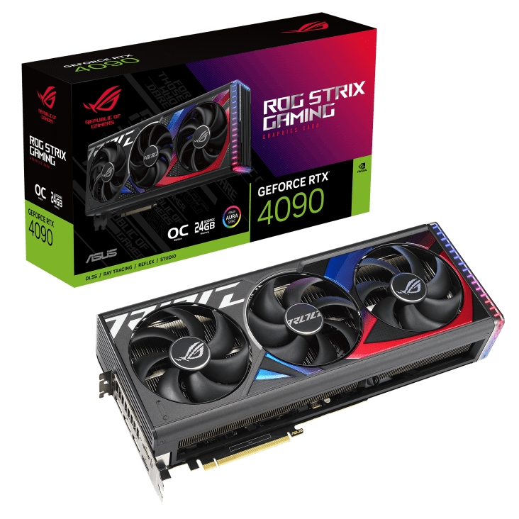 h732 ASUS ROG Strix GeForce RTX™ 4090 OC Edition 24GB GDDR6X - Image 1