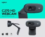 LOGITECH C270 HD WEBCAM 720P