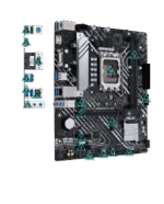 ASUS PRIME B660M-K DDR4 mATX LGA 1700 MOTHERBOARD - Image 2