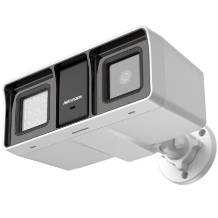 HIKVISION 2MP Smart Hybrid Light Audio Fixed Bullet Camera, 60M