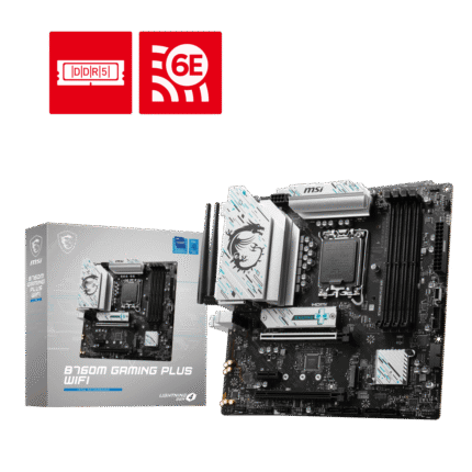MSI B760M GAMING PLUS WIFI DDR5 MOTHERBOARD