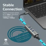 PROMATE GIGAHUB-C Multi-Port USB-C Hub with Ethernet Adapter - Image 4