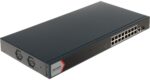 HIKVISION DS-3E1518P-EI/M 16 Port Gigabit Smart POE Switch 18 x gigabit PoE RJ45 ports, 2 × gigabit RJ45 port