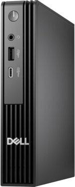 Dell Pro Micro QCM1250 Desktop Computer - Intel Core Ultra 5 235T - 16 GB - 512 GB SSD - Micro PC - Black