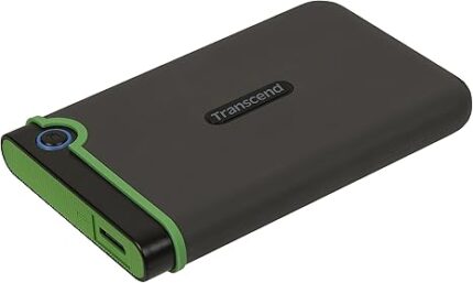 Transcend 2TB SJ25M3, USB 3.1 Portable Hard Drive Rugged, Anti-Shock Resistant