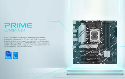 ASUS Prime B760M-A AX LGA 1700(Intel® 12th&13th Gen) microATX Motherboard