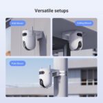 EZVIZ H9C: Dual-Lens Pan & Tilt Wi-Fi Camera 3K 5MP DUAL - 3K 5 MP Wide Angle Lens + 3K 5 MP Telephoto Lens - Image 3