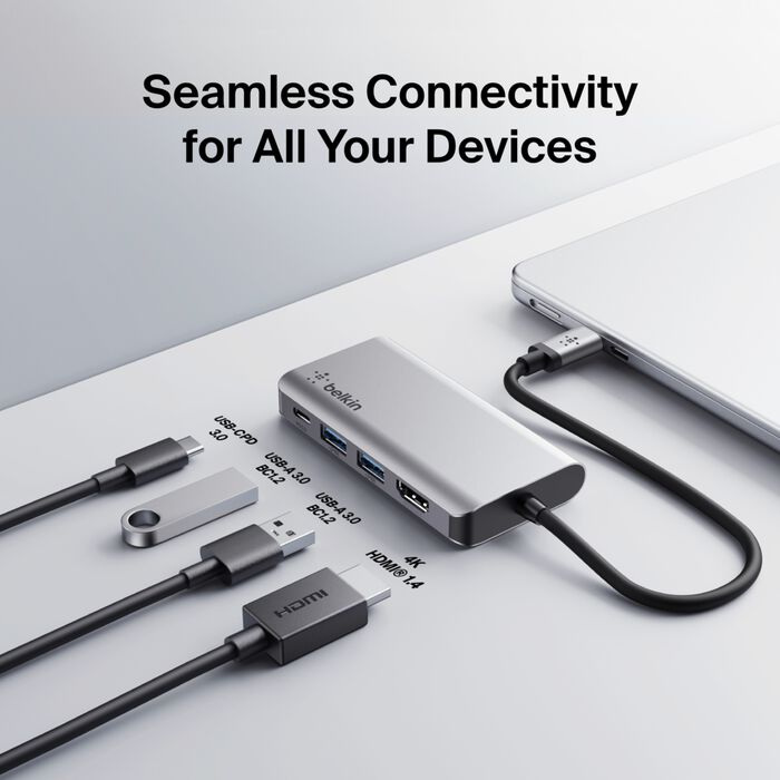 BELKIN USB-C 4-IN-1 MULTIPORT ADAPTER - Image 3