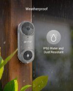 EZVIZ Camera DB2 2K Wireless Video Doorbell Outdoor with Wi-Fi Chime - Image 3
