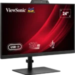 Viewsonic VG2441V 24' FHD USB-C Video Conferencing Monitor with Windows Hello-Certified Webcam - Image 2