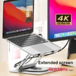 UNITEK Laptop Stand with Detachable USB-C Hub - Image 4